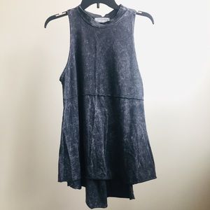 Faded Navy Long Tank